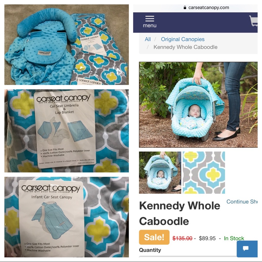 Carseat Canopy Caboodle in Kennedy